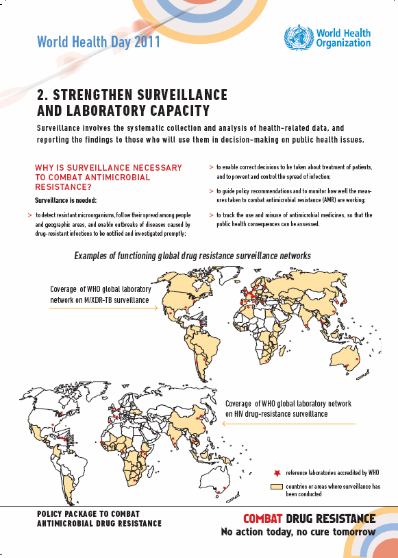 Strengthen surveillance and laboratory capacity; 2011