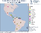 Distribution of Leishmania in the Americas; 2009