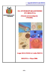 El Enteroparasitismo en Bolivia (Memoria de la Investigación 1975-2004); 2006