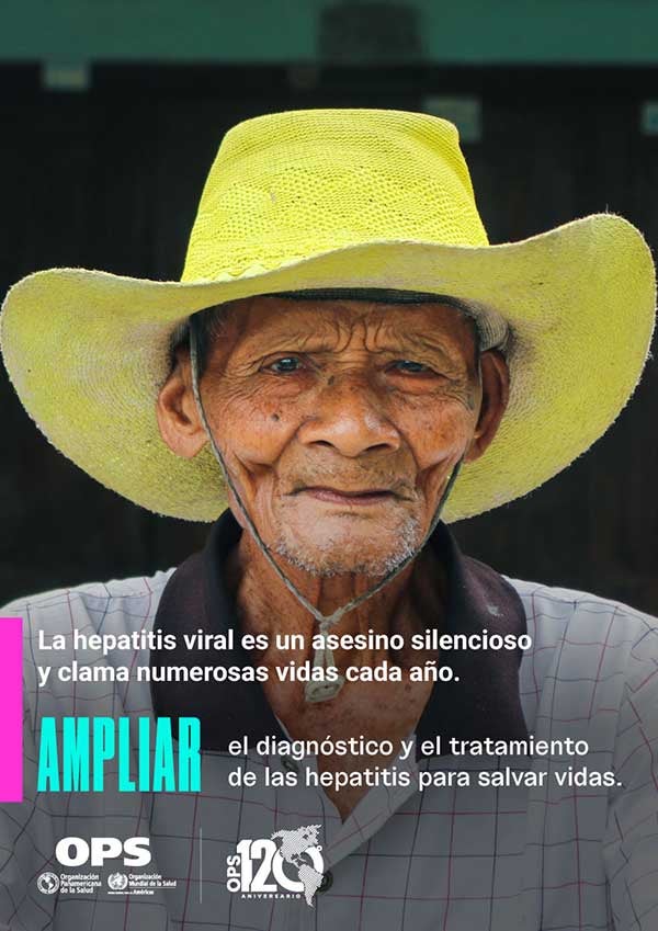 Día mundial contra la hepatitis 2023: Afiche 2