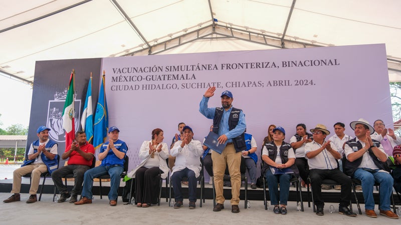 Uniendo Esfuerzos por la Salud Pública: Vacunación Simultánea Fronteriza México-Guatemala