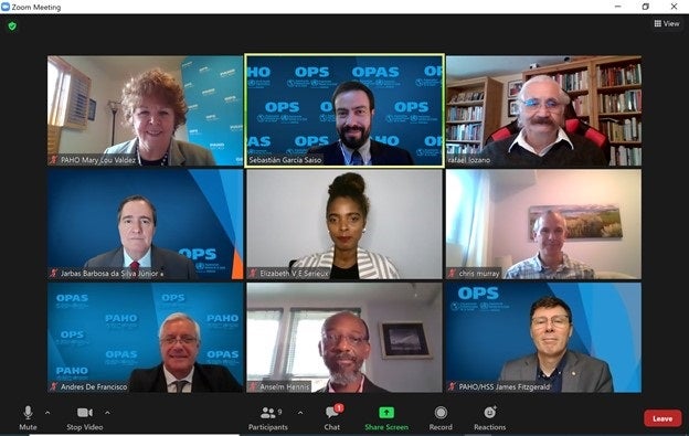 The Pan American Health Organization (PAHO) and the Institute for Health Metrics and Evaluation (IHME) virtual meeting 