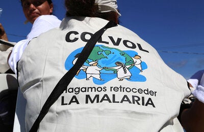 © PAHO/WHO Honduras, Jose Santos Guardiola, Roatán | 2014. Volunteers (COLVOL) of the Integrated Malaria Control Program.