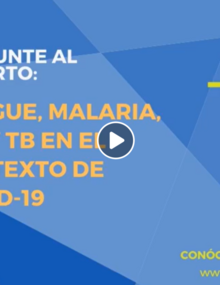 Pregunte al experto: dengue, malaria, VIH y TB en el contexto de COVID-19