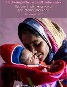 Cover of Marketing of breast-milk substitutes: national implementation of the international code, status report 2022