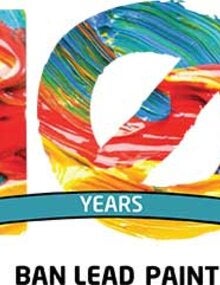 Logo 10 Years: International Lead Poisoning Prevention Week 2022