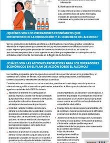 Plan de acción mundial sobre el alcohol 2022-2030. Resumen para los operadores económicos en la Región de las Américas