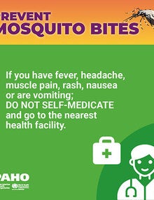 Social Media postcards collection - Mosquito bites prevention