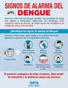 Afiche - Signos de alarma del dengue (versión JPG)