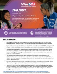 FACT SHEET Vaccination Week in the Americas 2024