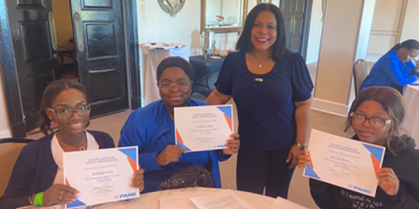 EPI Nurses display their certificates following the Communications Workshop