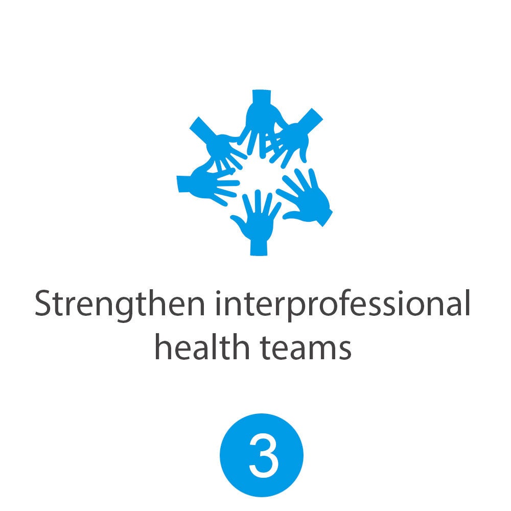 Strengthen interprofessional health teams