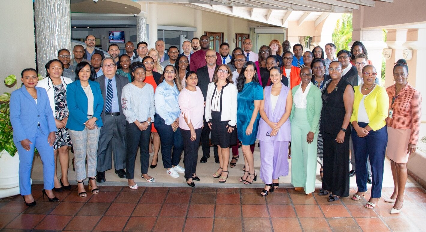 Participants of the Non-Communicable Diseases (NCDs) and Law with the Caribbean Public Health Law Forum meeting held in Barbados