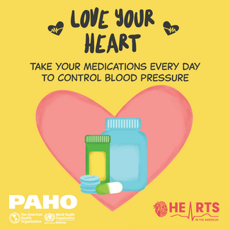 Take your medications every day to control blood pressure