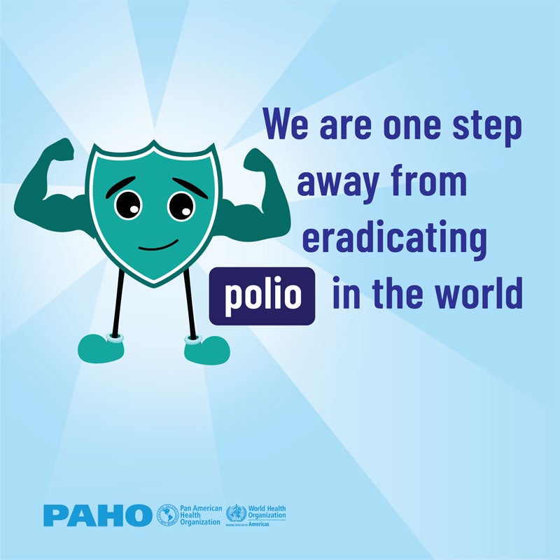Tarjeta dia mundial contra la Polio - World polio day