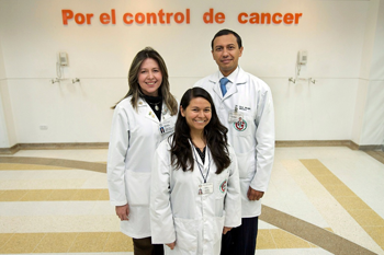 Physicians at a cancer clinic