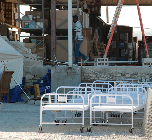 Haiti receiving hospital beds