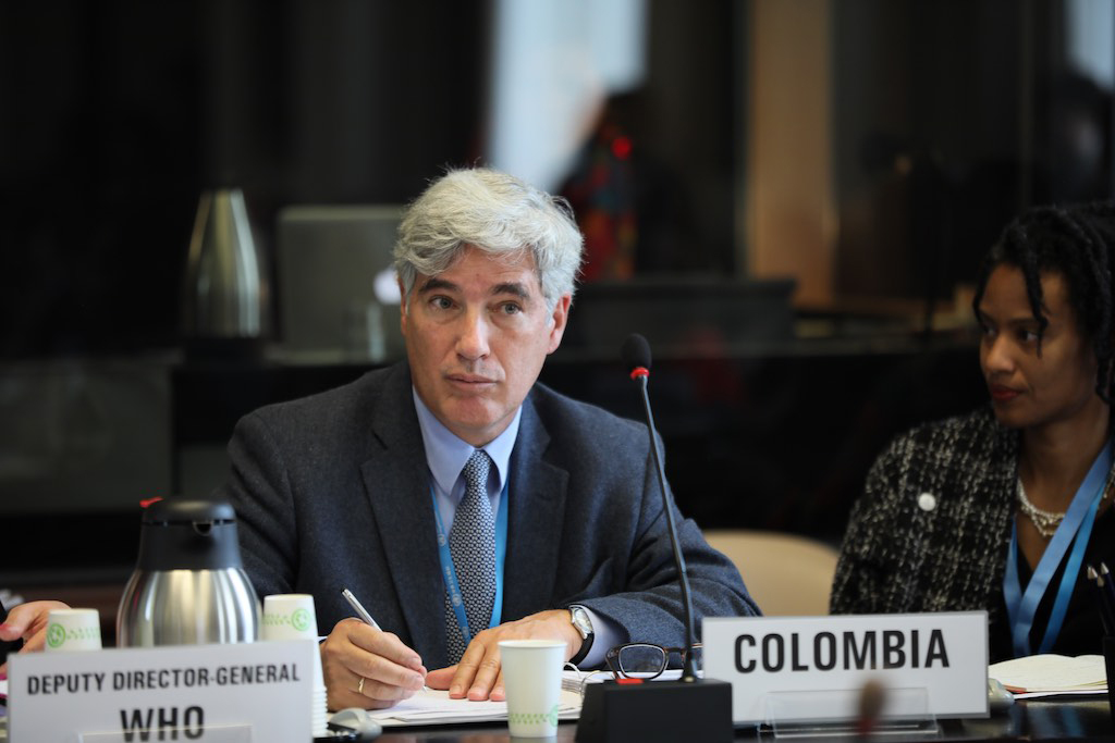 El ministro de Salud de Colombia, Álvaro Uribe