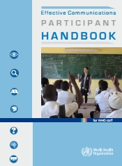 Participant Handbook: Communications Training Program for WHO Staff