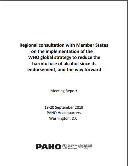 Regional Consultation Global PoA Alcohol