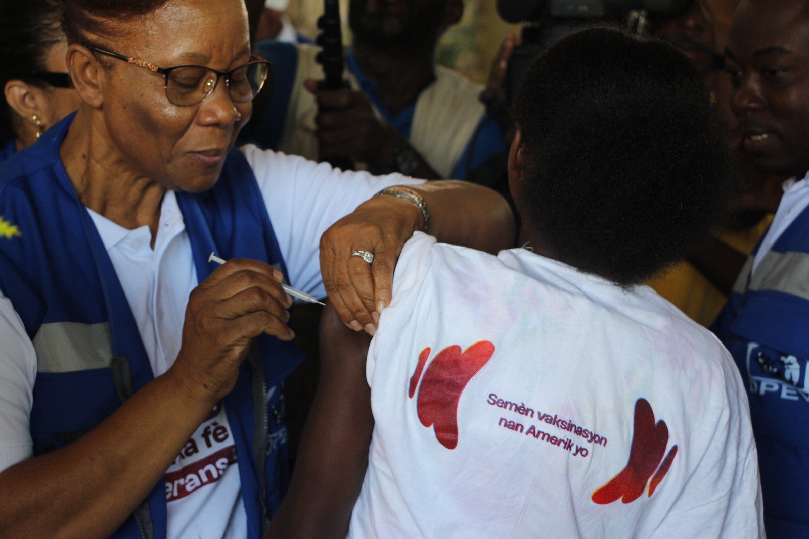La Semaine de la vaccination à Haïti.
