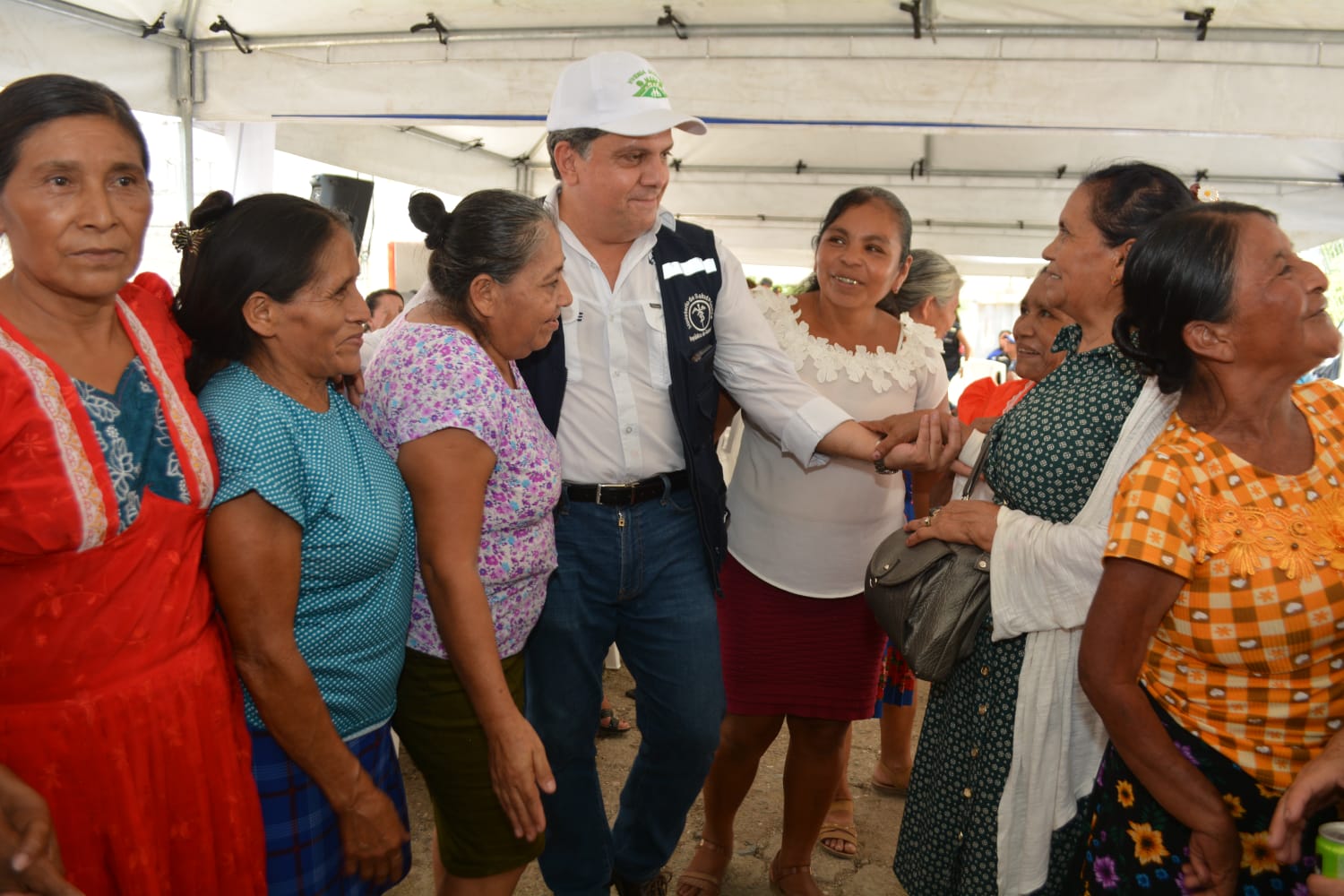 Comadronas de Camotán reciben al Ministro de Salud