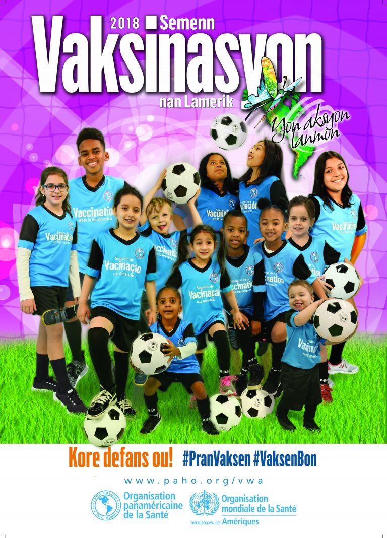 Pósters de la Semana de Vacunación