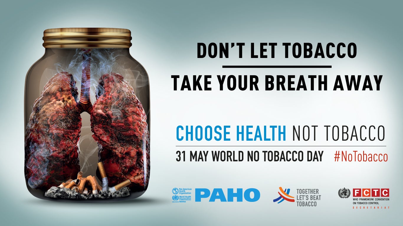 Don't let tobacco take your breath away