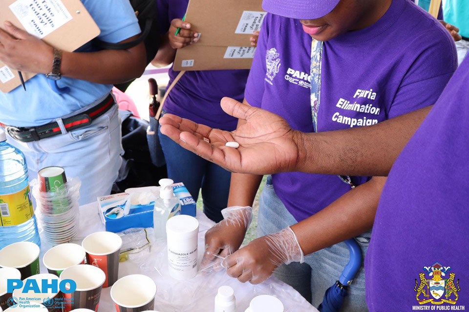 Guyana filariasis campaign