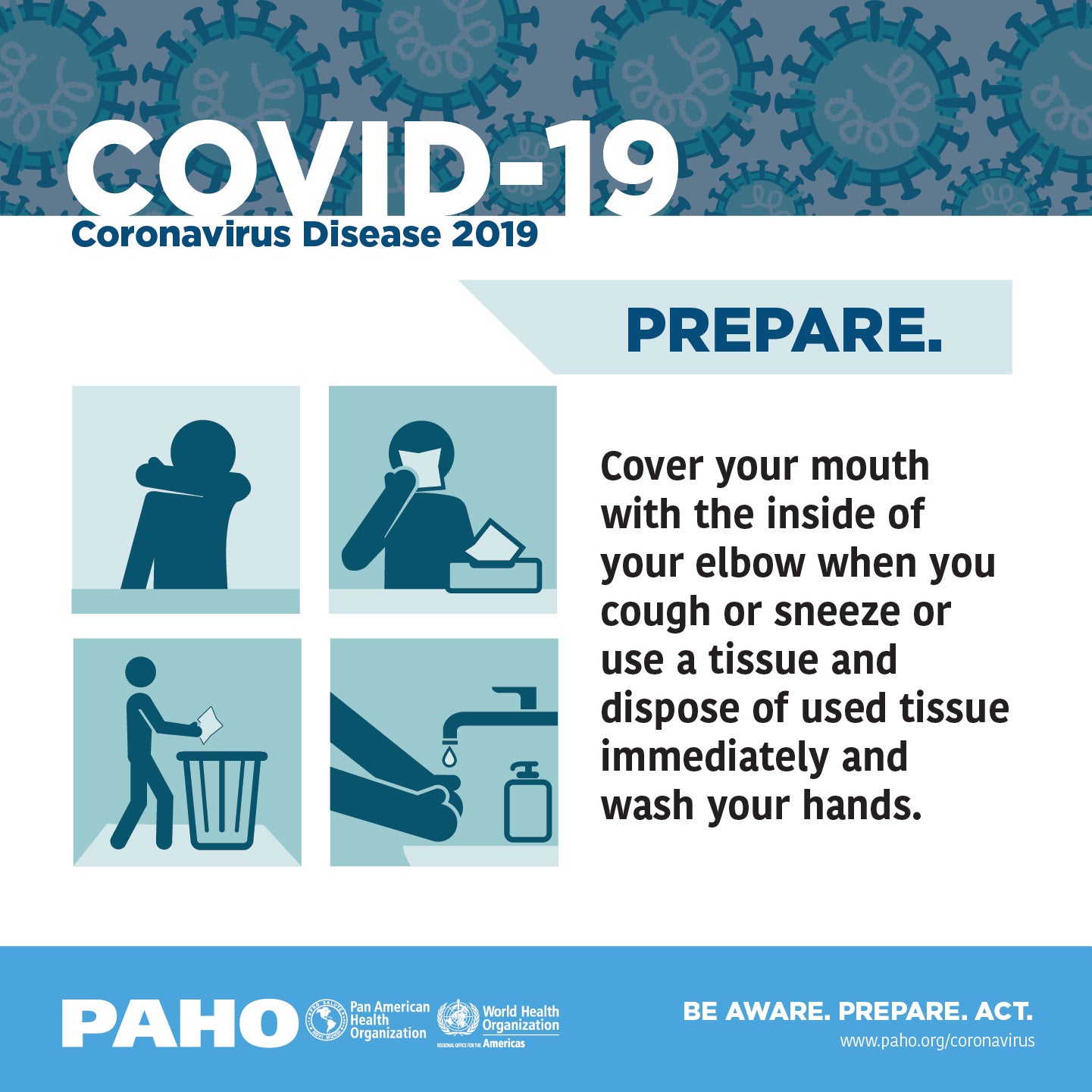 Social Media Postcard: COVID-19 PREPARE 2