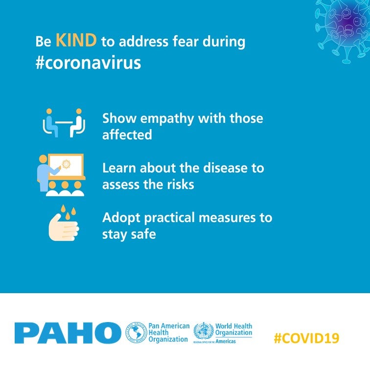 Be kind to address fear during COVID-19