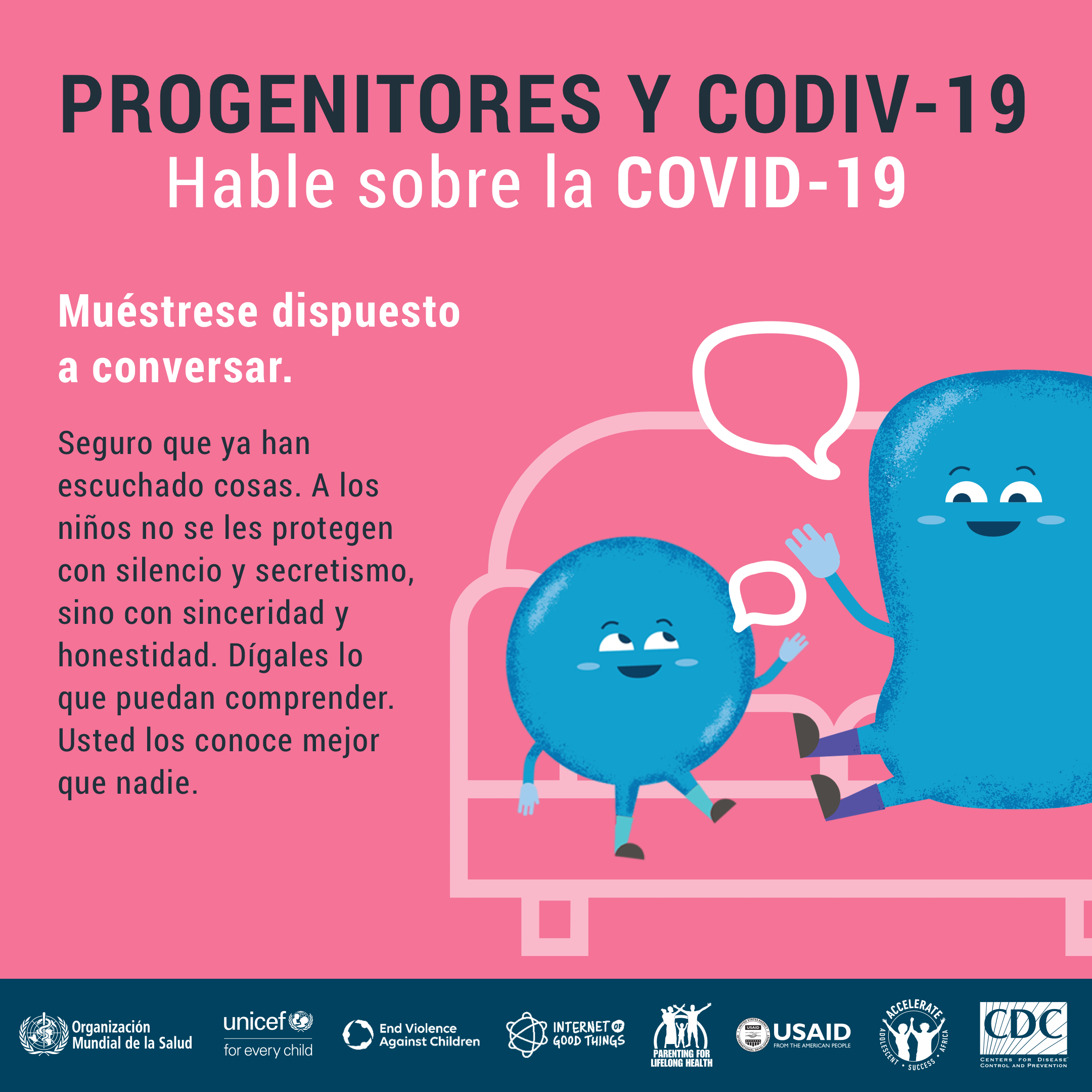 Hable sobre la COVID-19 con los niños