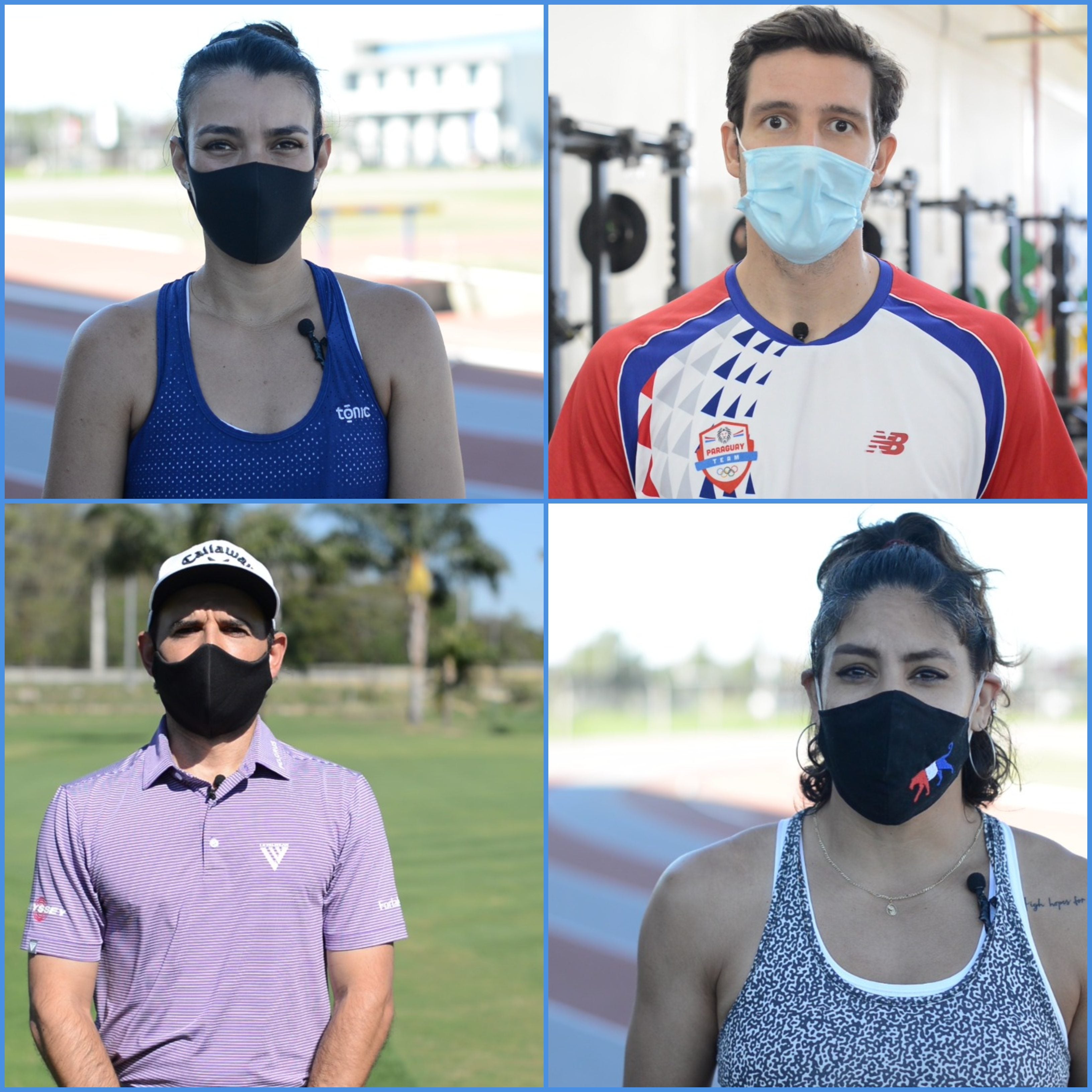 Atletas paraguayos