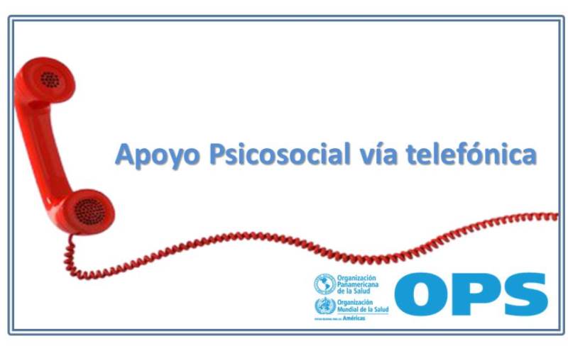 Iniciativa de salud mental y apoyo psicosocial vía telefónica - OPS/OMS ...