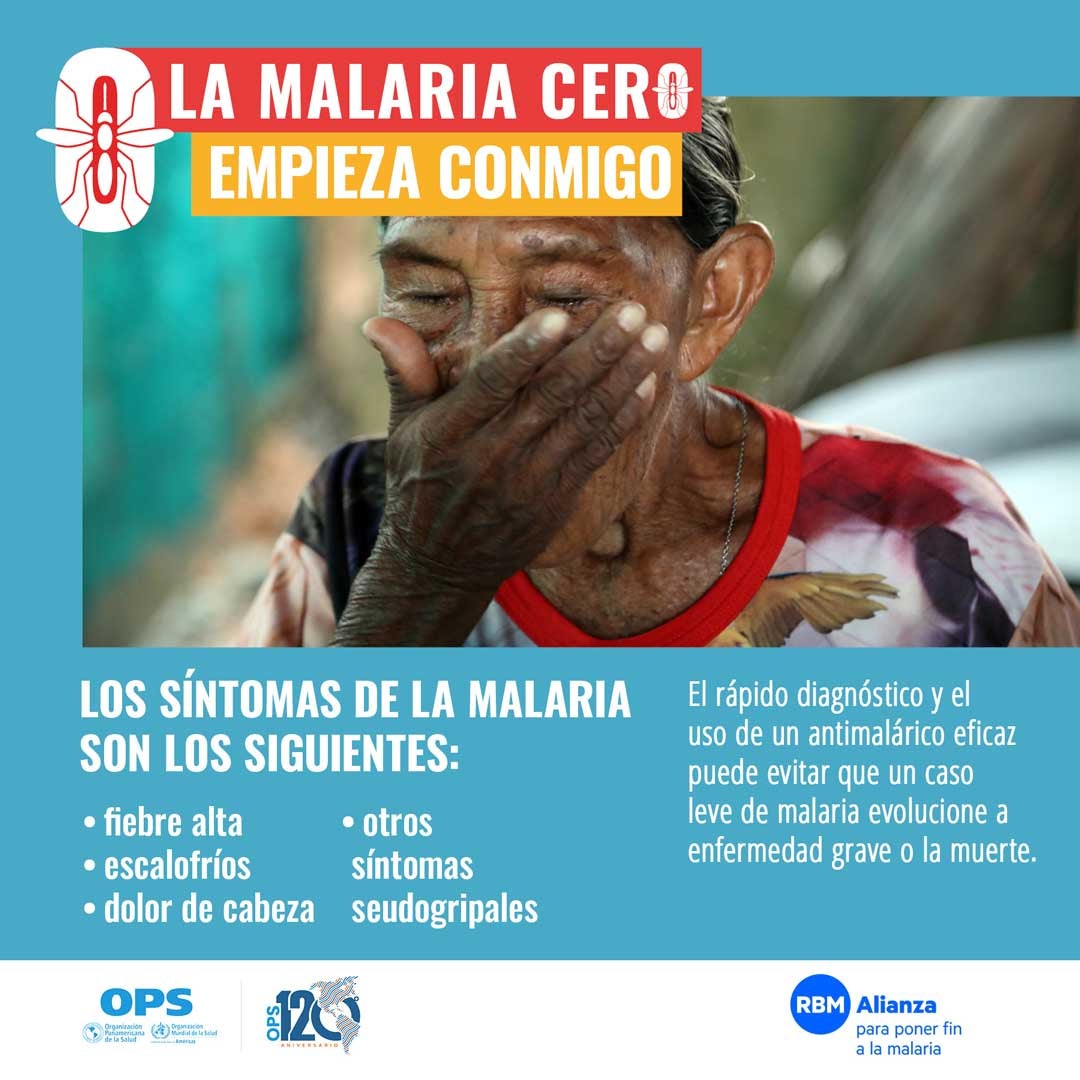 Tarjeta para redes sociales 8- Día contra la malaria en las Américas 2022