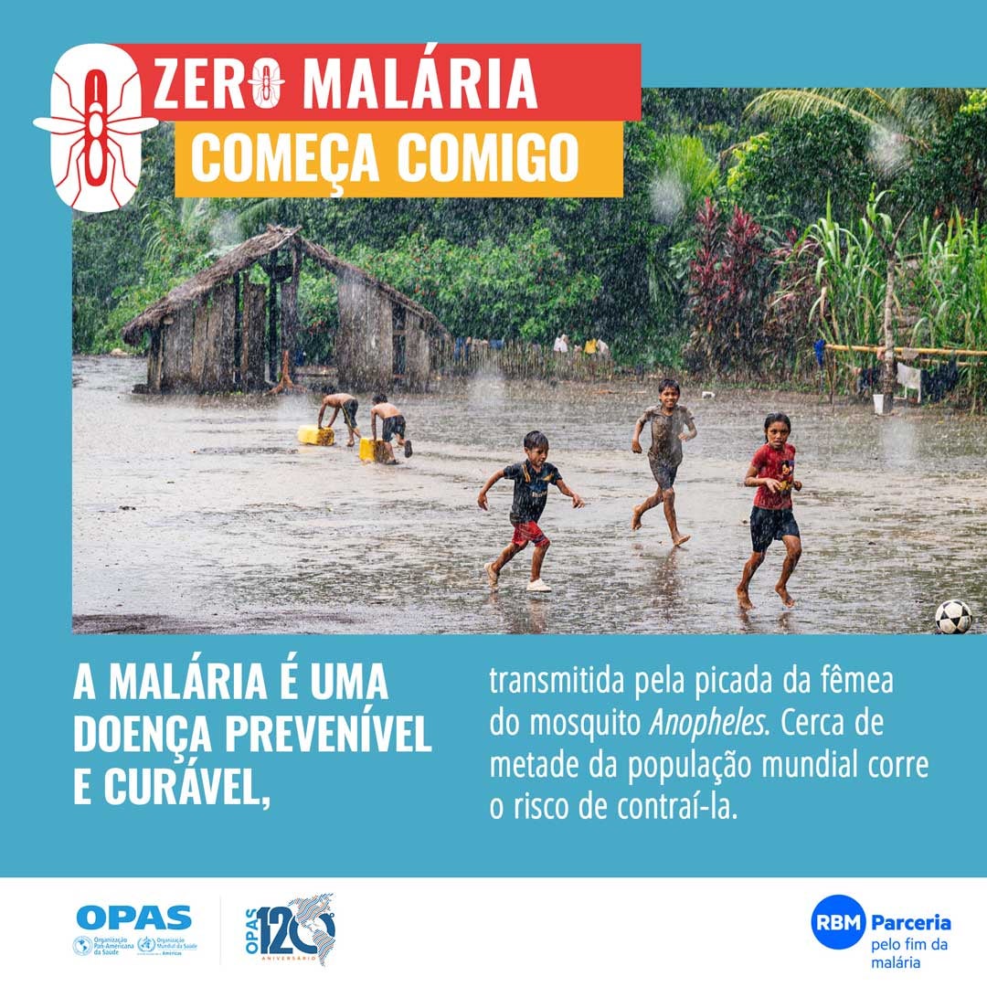 Cartão de Redes Sociais 6 - Dia da Malária nas Américas 2022