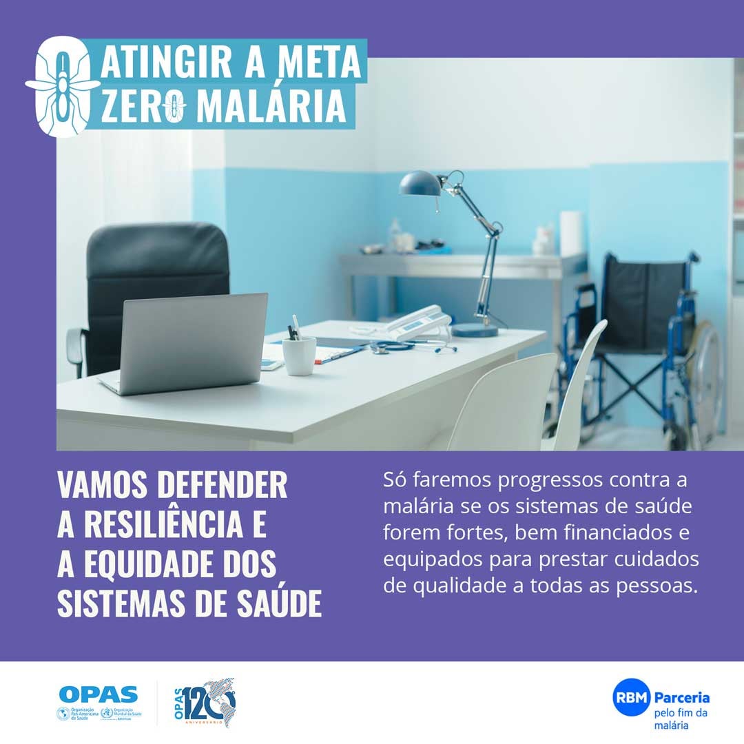 Cartão de Redes Sociais 3 - Dia da Malária nas Américas 2022