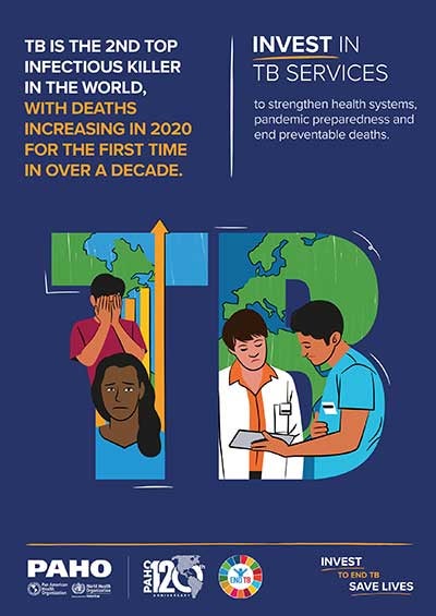 Poster: Invest in TB Services to strengthen health system, pandemic preparedness and end preventable deaths