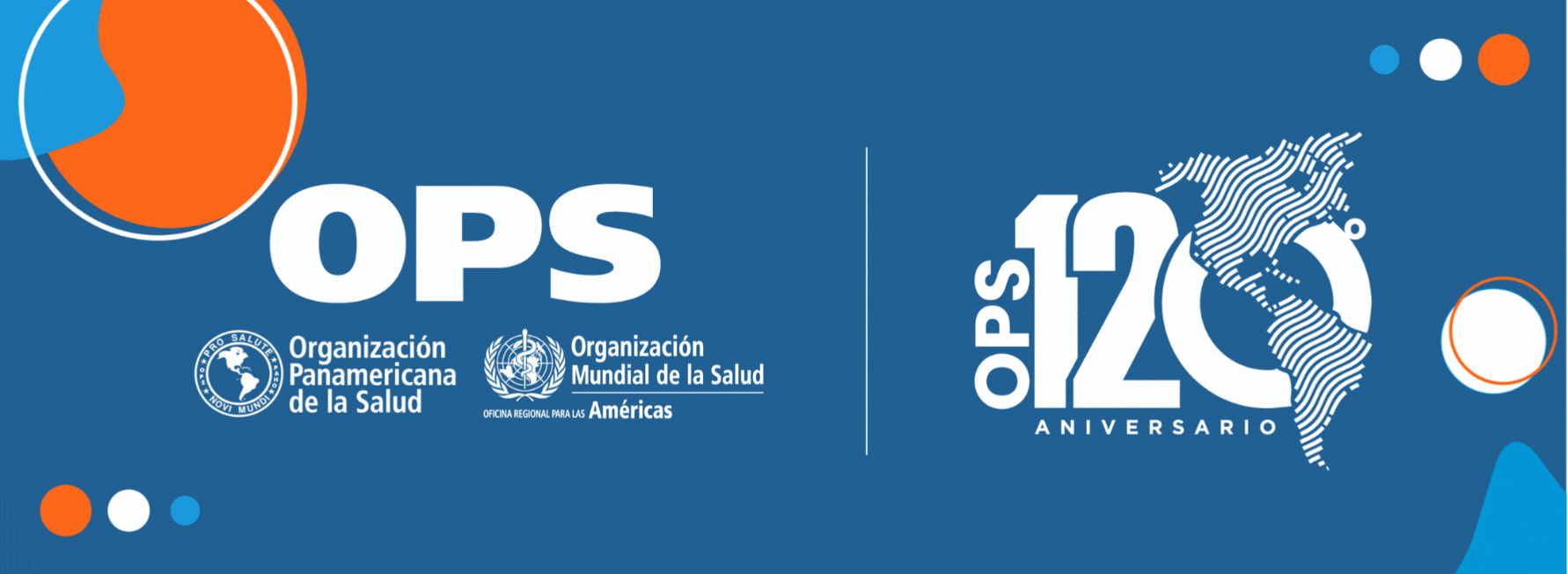 Logo del 120o Aniversario de la OPS