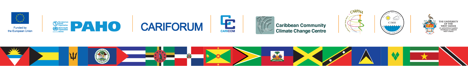 EU CARICOM Logo and Hashtag