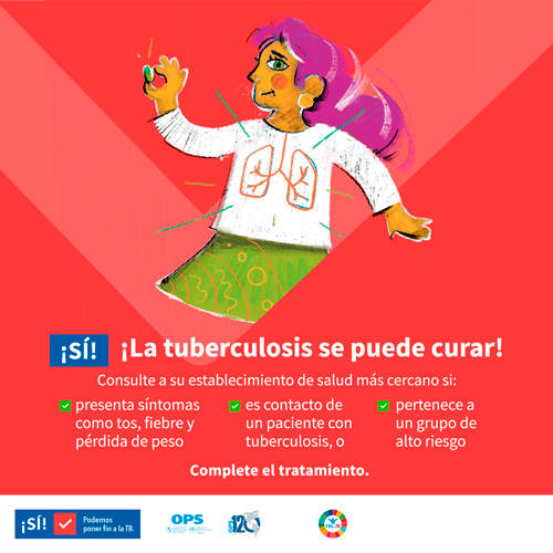Postales para redes sociales: Podemos poner fin a la TB
