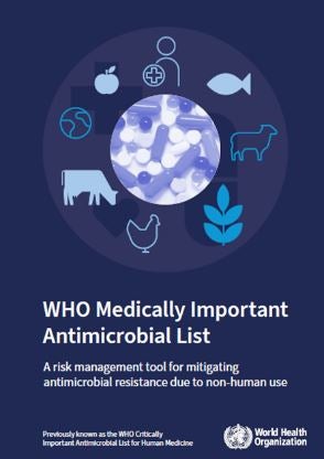 WHO publishes the WHO Medically Important Antimicrobials List for Human Medicine