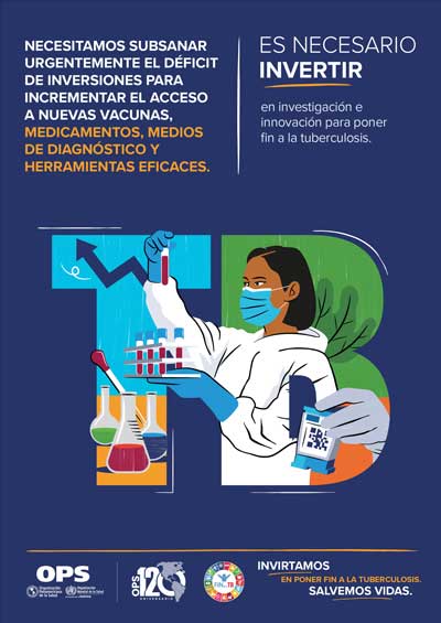 Afiche: Es necesario invertir en investigación e innovación para poner fin a la TB