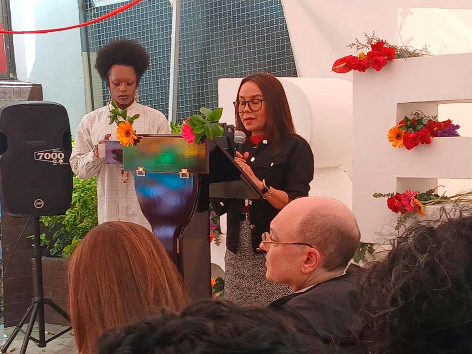 Dra. Aida en el  tamizaje VIH