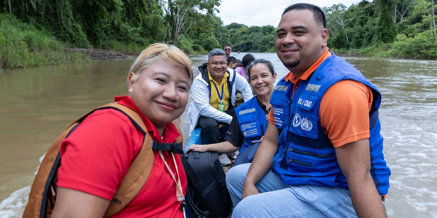 Atingindo áreas remotas em Darién