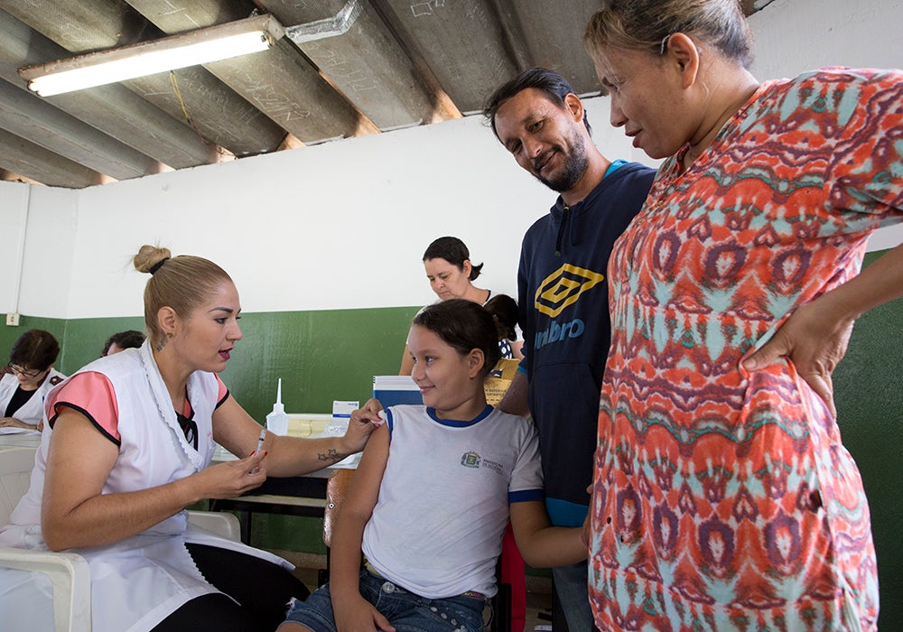 Vacinação contra o HPV