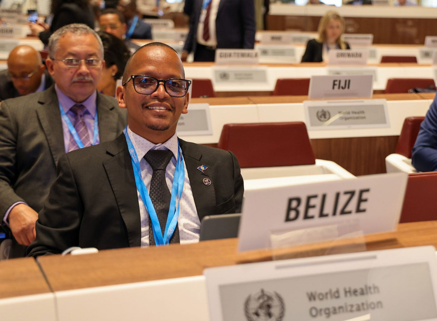 Minister of Health and Wellness of Belize Kevin Bernard