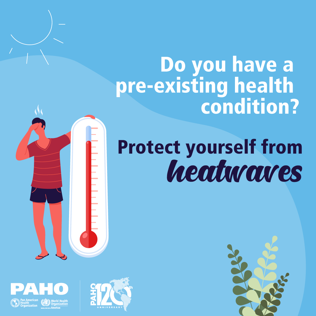 Heatwaves: pre existing health conditions