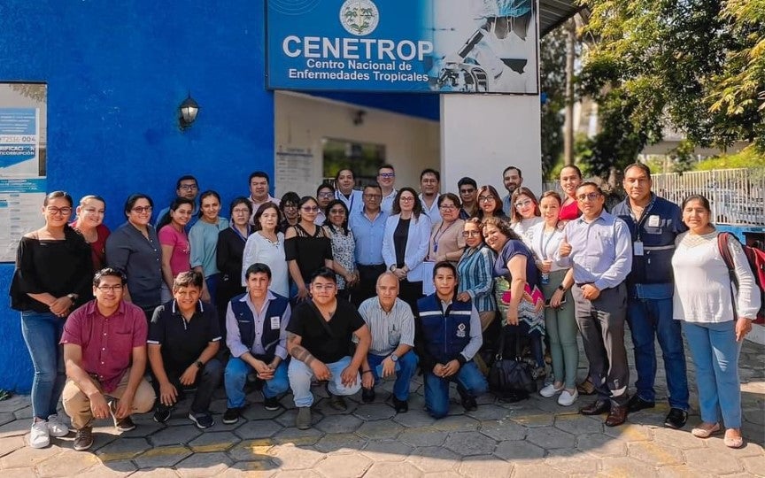 Participantes de la capacitacion foto grupal