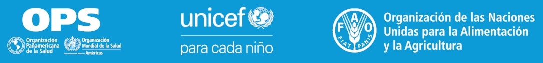 Logos OPS - UNICEF - FAO